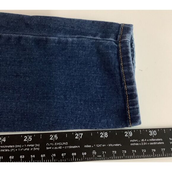 Flying monkey platinum jeans Women's Size 29 Skinny Embroidery Flower Distressed - Picture 6 of 13